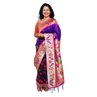 Flower Skirt Border - Vivid Purple