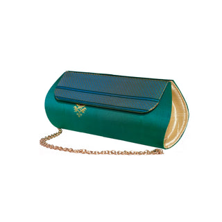 Paithani Zari Clutch - Morpankhi