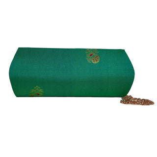 Paithani Zari Clutch - Morpankhi