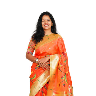 Karishma - Peach Orange