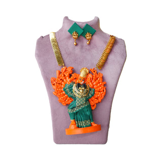Saptashrungi Coin Necklace Set