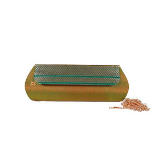 Paithani Zari Clutch - Dhoop Chav