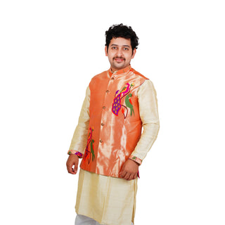 Gents Paithani Jacket - Old Mor